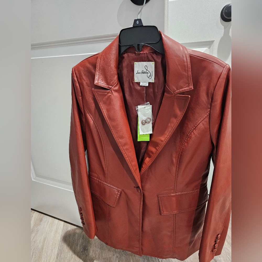 Faux leather blazer/ Sam Edelman